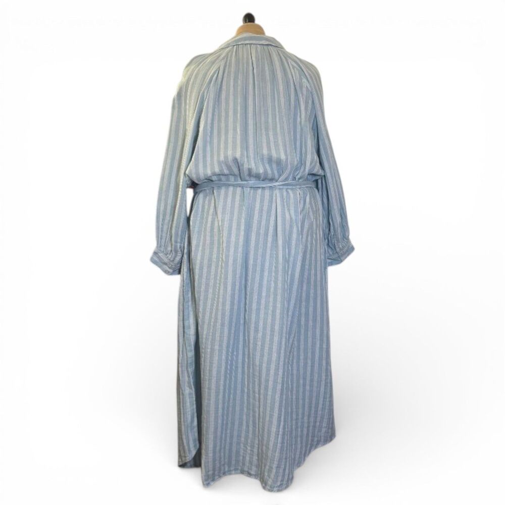 OLD NAVY Long-Sleeve Striped Midi Dress, NEW! Size 3X - Picture 5 of 8
